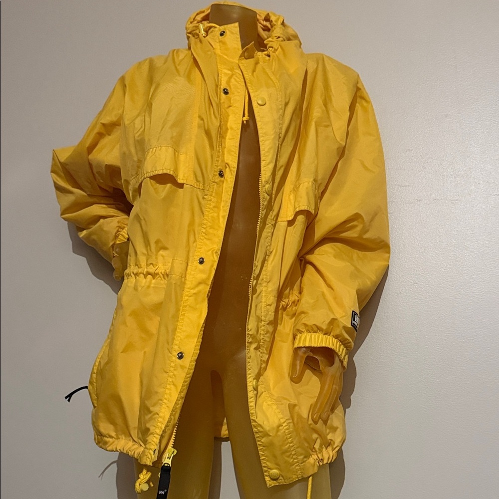 Helly Hansen Packable Yellow Raincoat - image 1